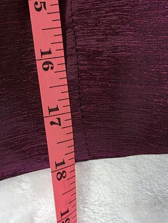 House of Harlow 1960 Shiny Dark Fuchsia Cropped Blazer W/ Cami Womens Medium - Picture 10 of 16